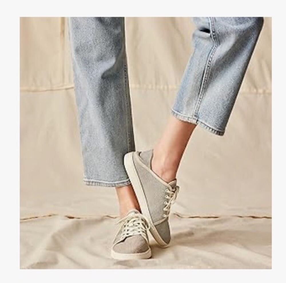 Olukai Pehuea Li Womens Size 11 Gray Mesh Lace Up Sneakers Casual Comfort Shoes
